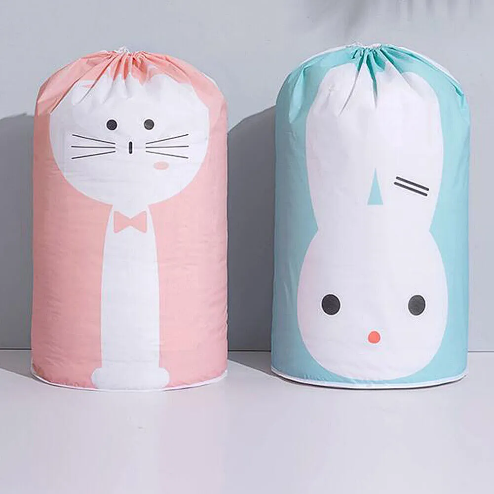 US Large Drawstring Storage Bag Anti Dust Clothes Blanket Quilt Organizer Pouch