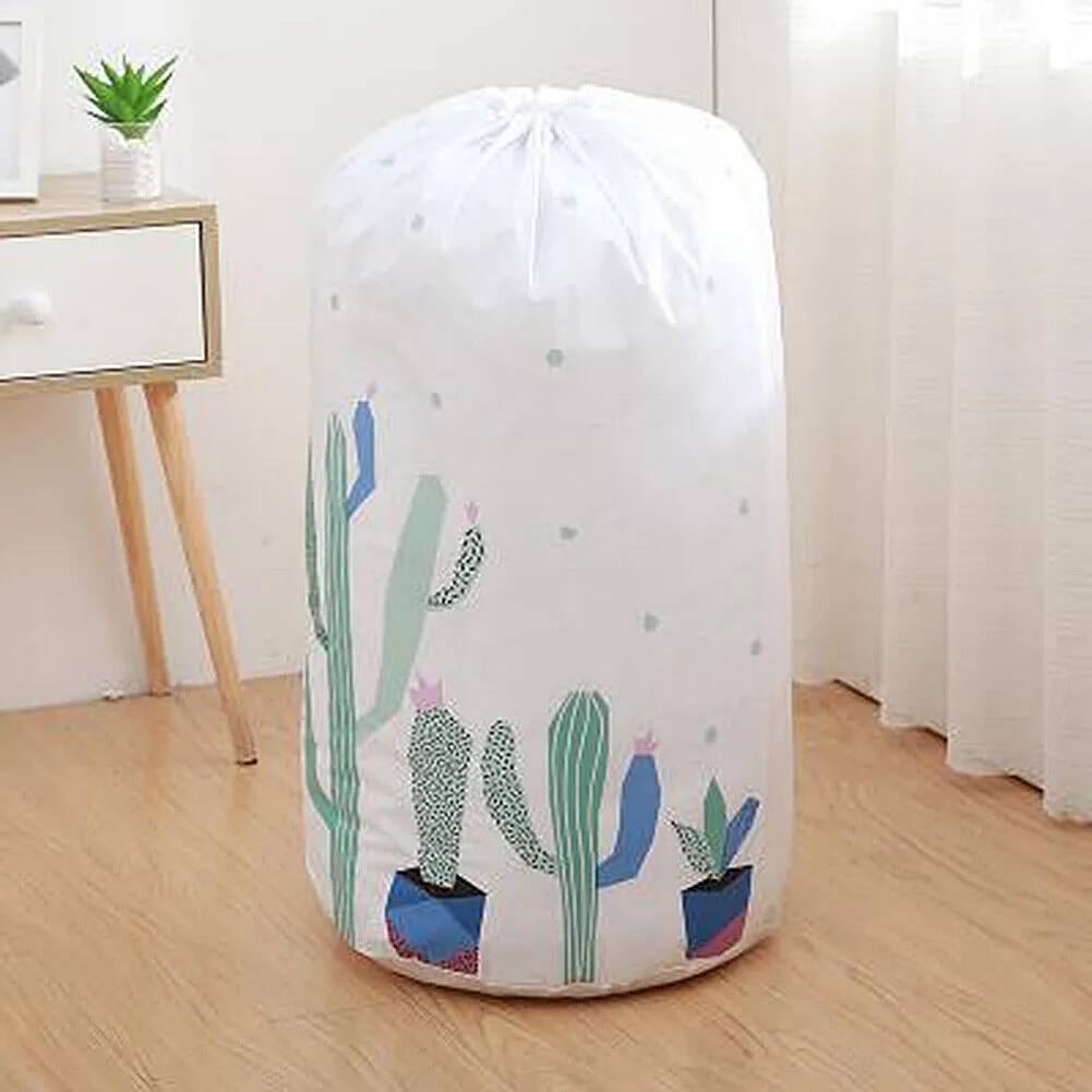 US Large Drawstring Storage Bag Anti Dust Clothes Blanket Quilt Organizer Pouch
