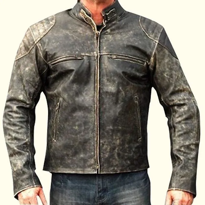 Vintage Buffalo Leather Jacket
